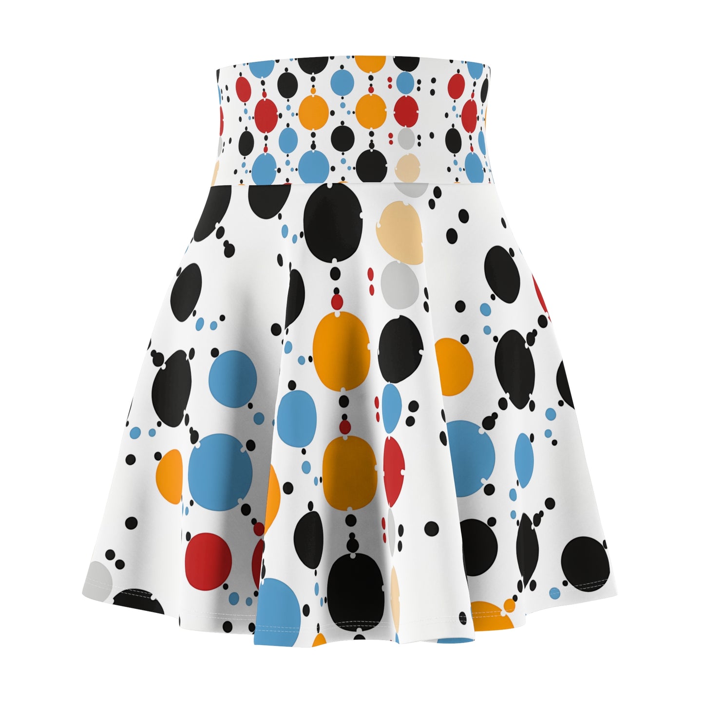 Polka Dots | Women's Skater Skirt (AOP)