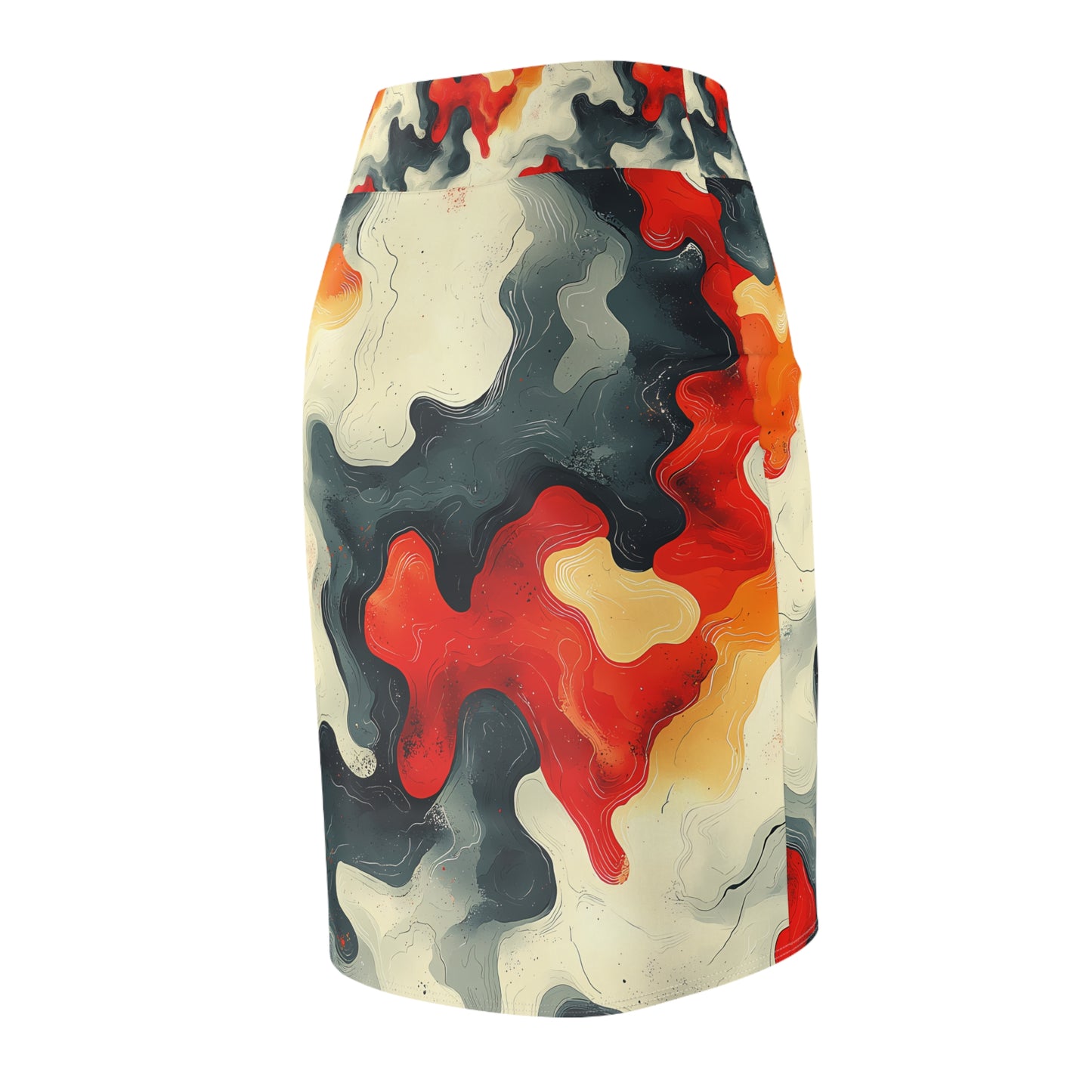 Unique Abstract Pattern | Women's Pencil Skirt (AOP)