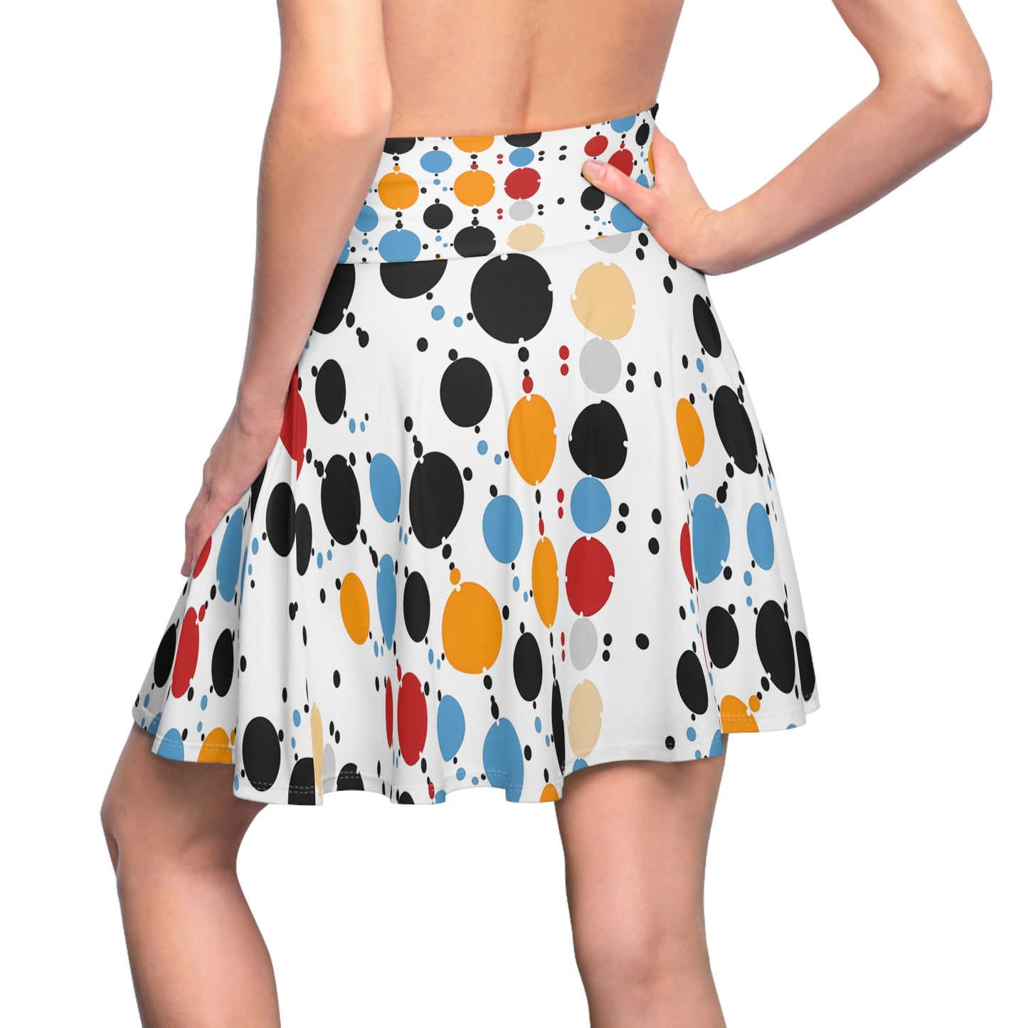 Polka Dots | Women's Skater Skirt (AOP)