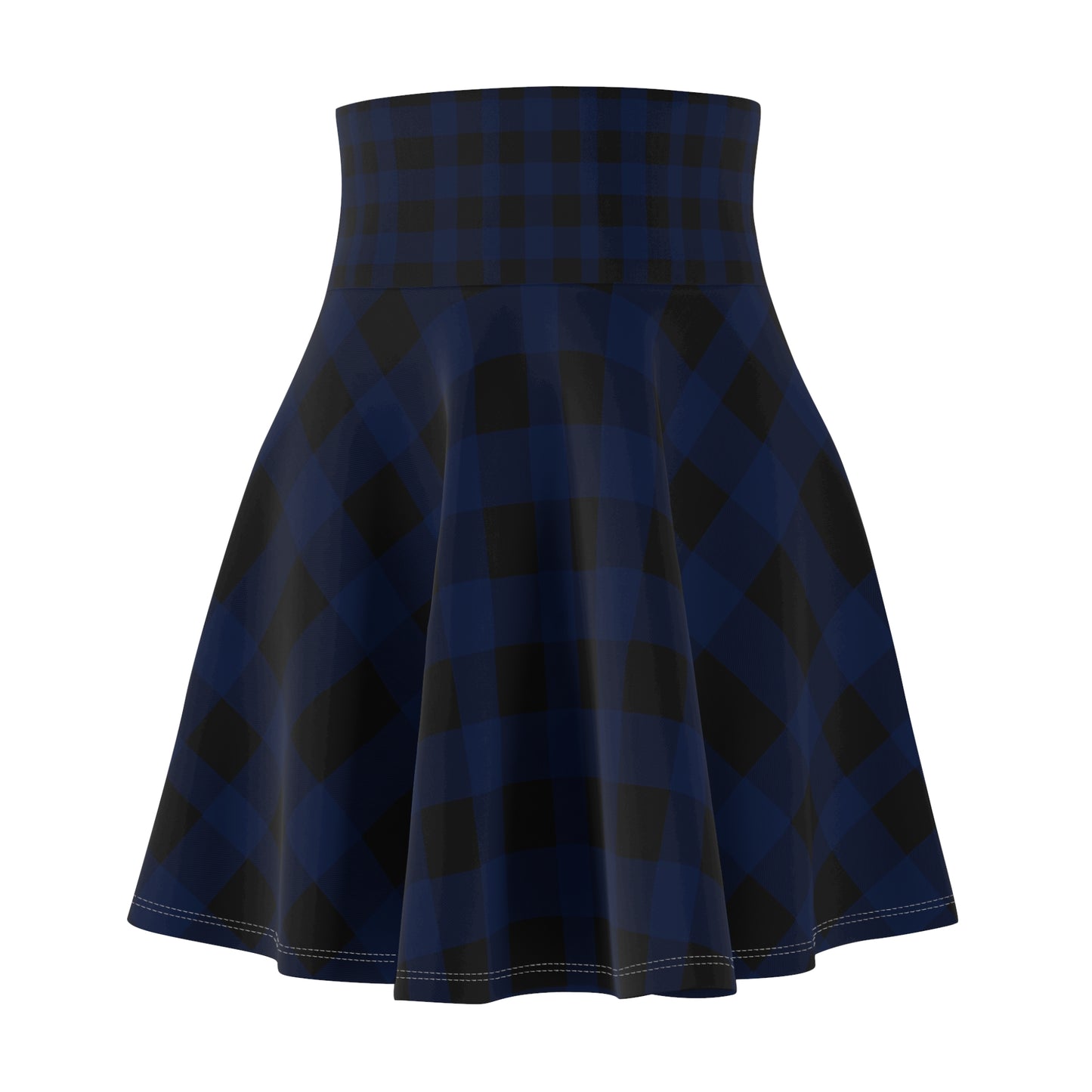 Plaid Print | Women's Skater Skirt (AOP)