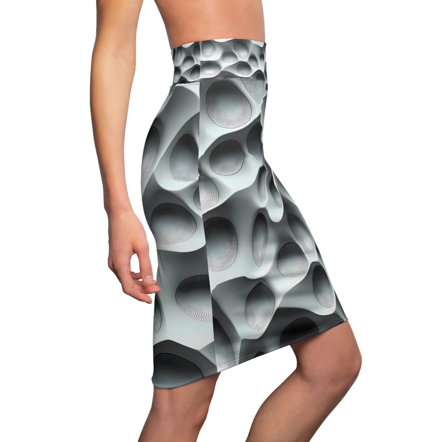 Unique 3D Pattern | Women's Pencil Skirt (AOP)