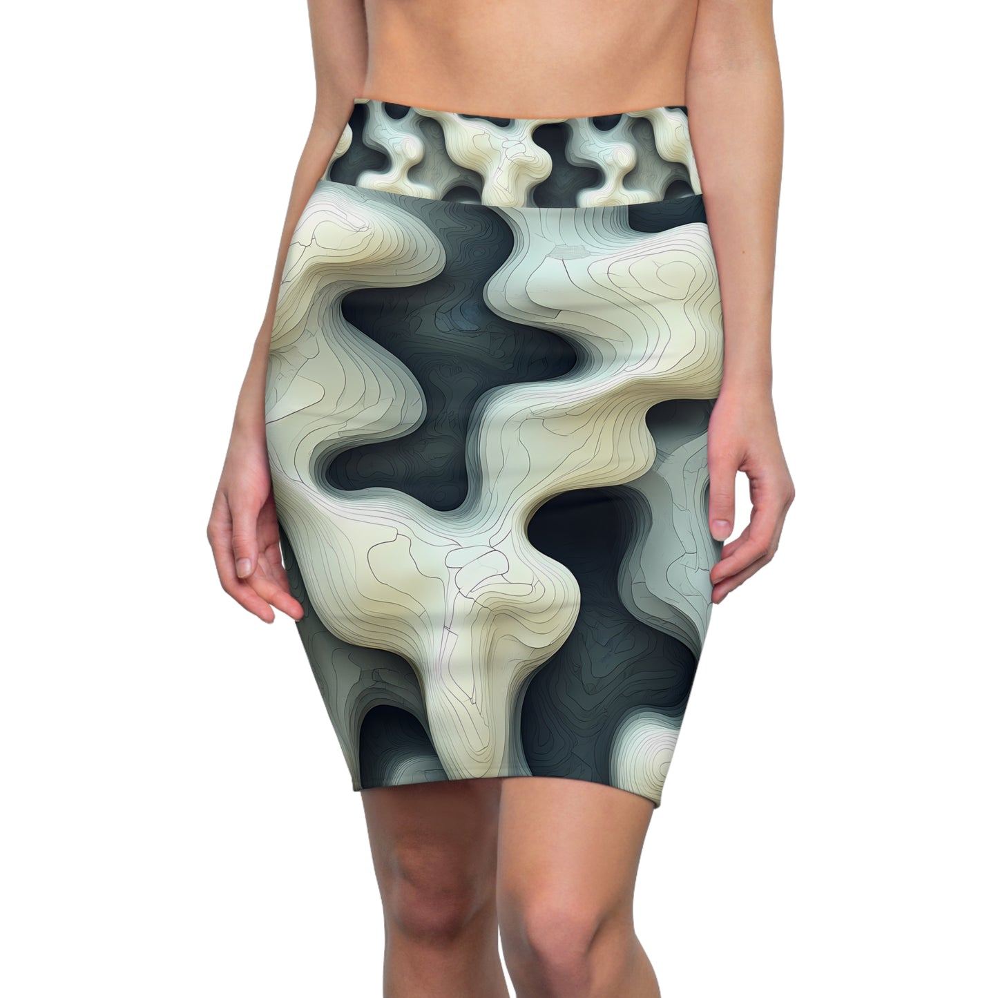 Remarkable Abstract Pattern | Women's Pencil Skirt (AOP)