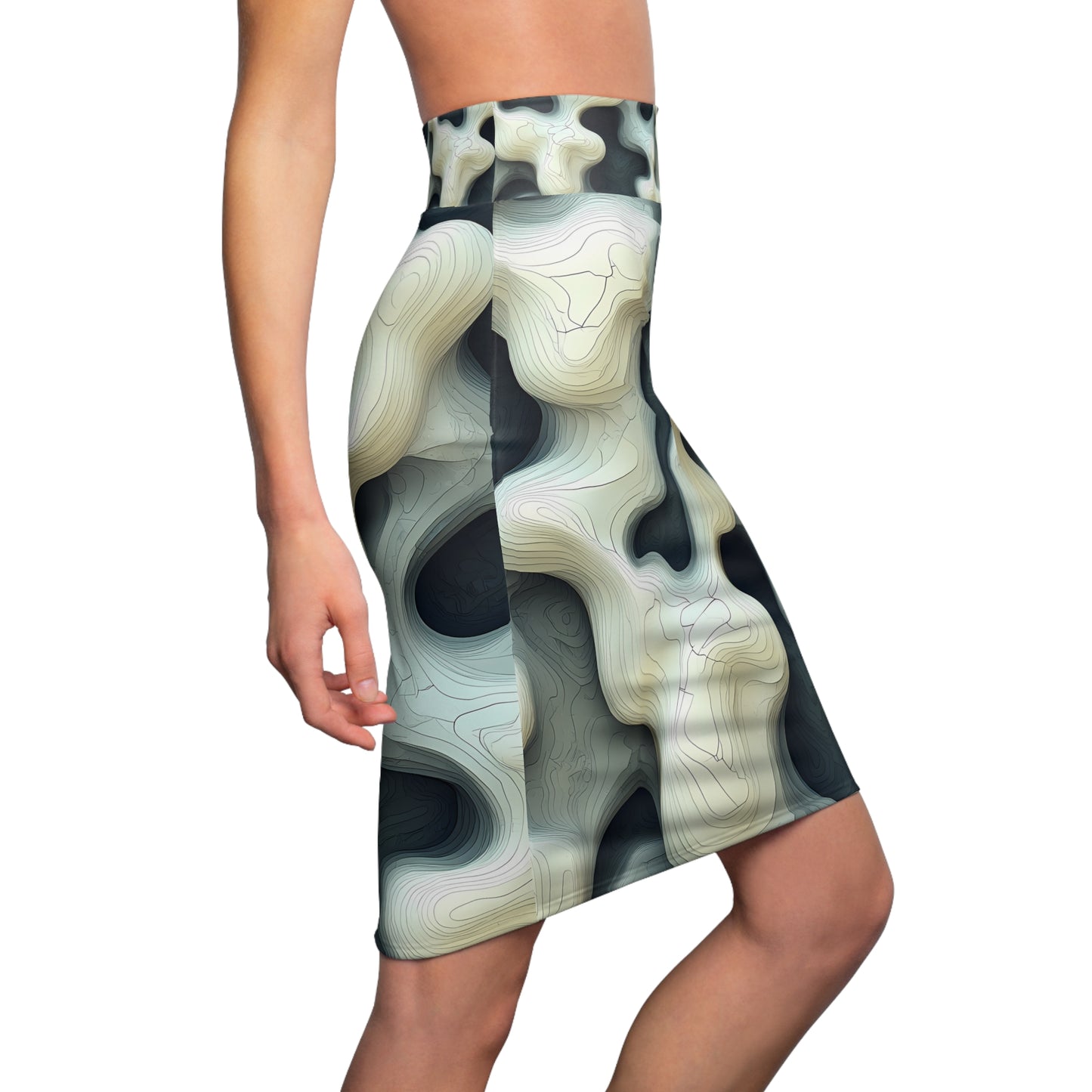 Remarkable Abstract Pattern | Women's Pencil Skirt (AOP)