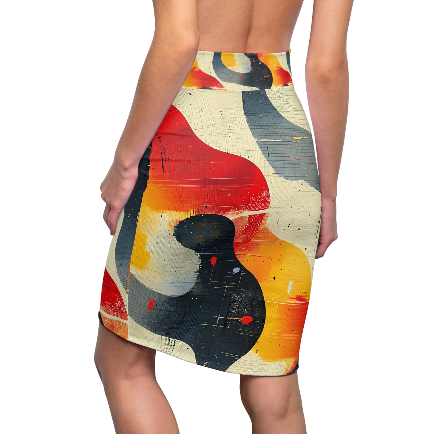 Stunning Abstract Pattern | Women's Pencil Skirt (AOP)