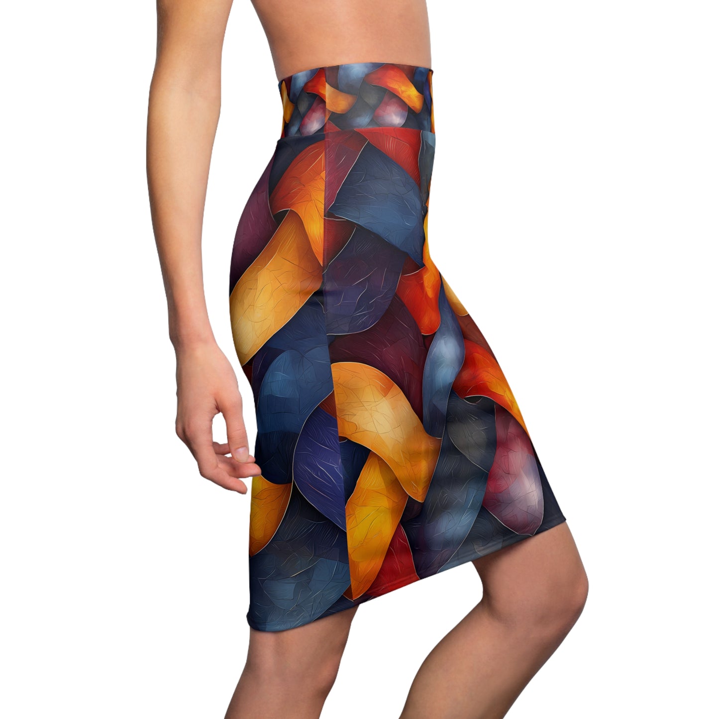 Stunning Abstract Pattern | Women's Pencil Skirt (AOP)