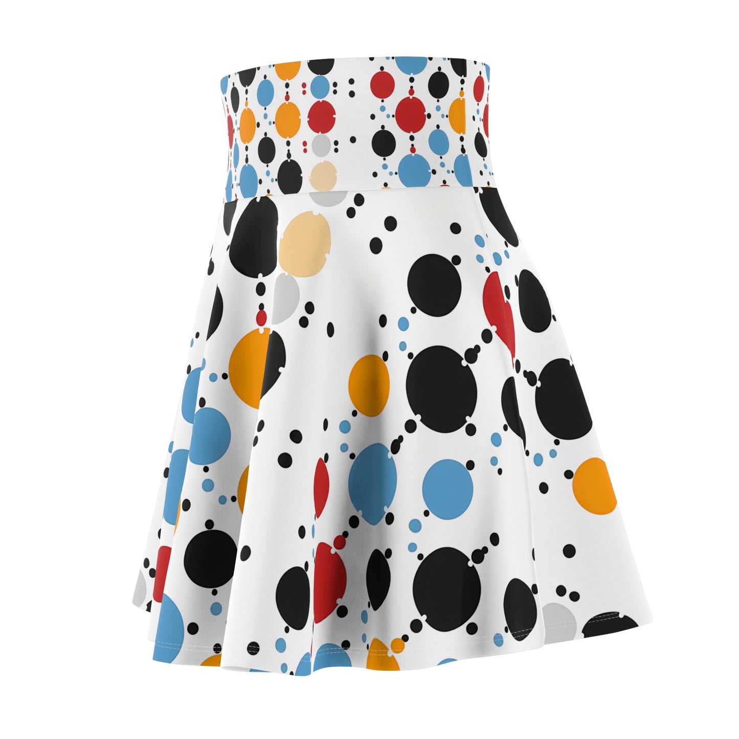 Polka Dots | Women's Skater Skirt (AOP)