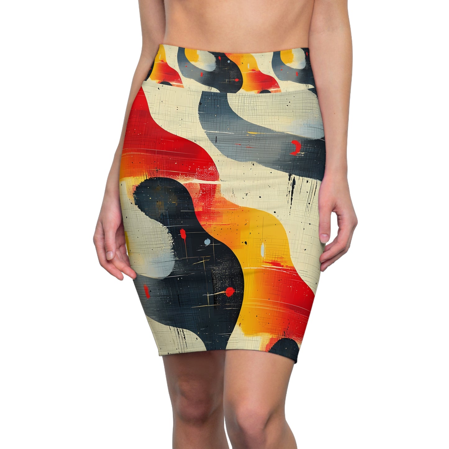 Stunning Abstract Pattern | Women's Pencil Skirt (AOP)