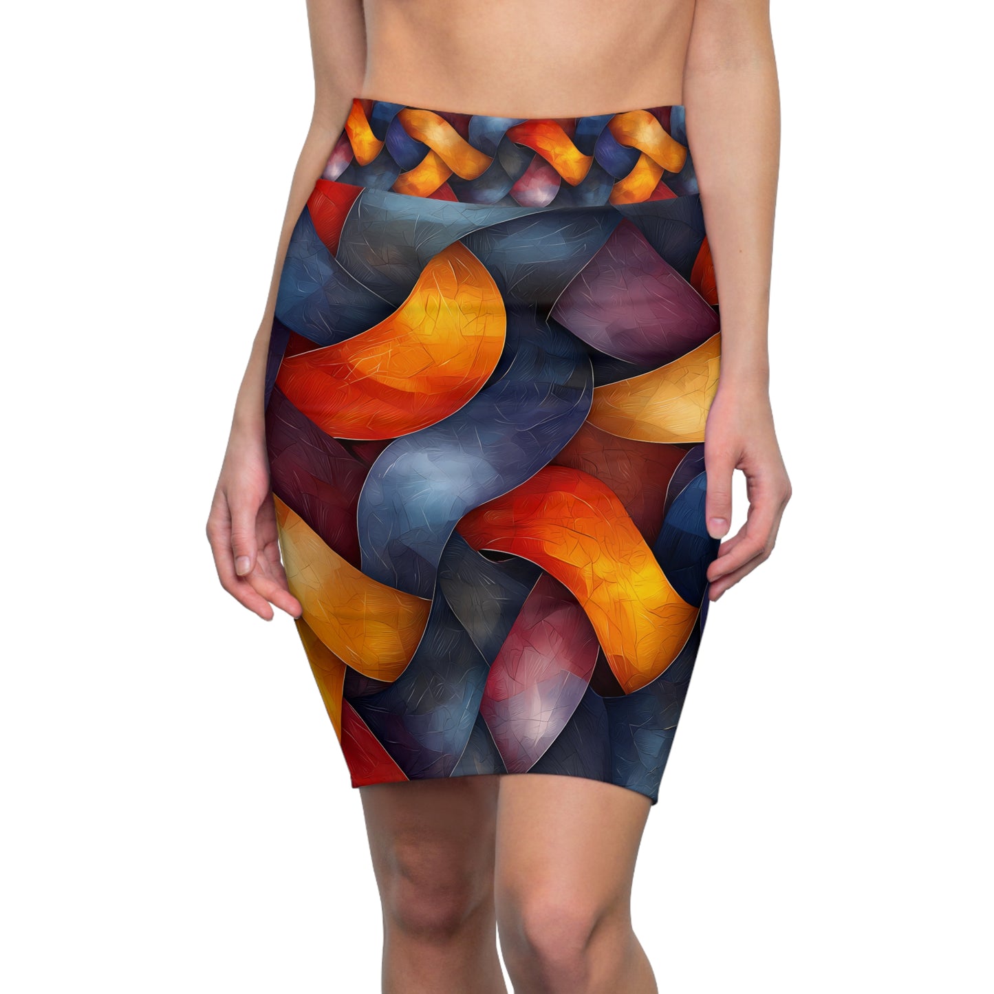 Stunning Abstract Pattern | Women's Pencil Skirt (AOP)