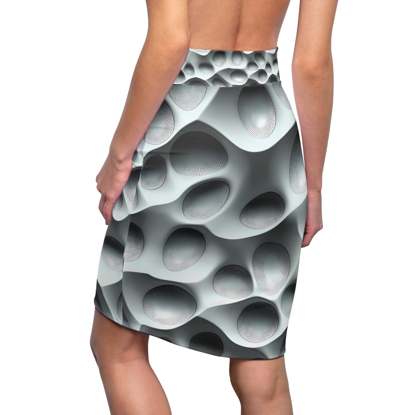 Unique 3D Pattern | Women's Pencil Skirt (AOP)