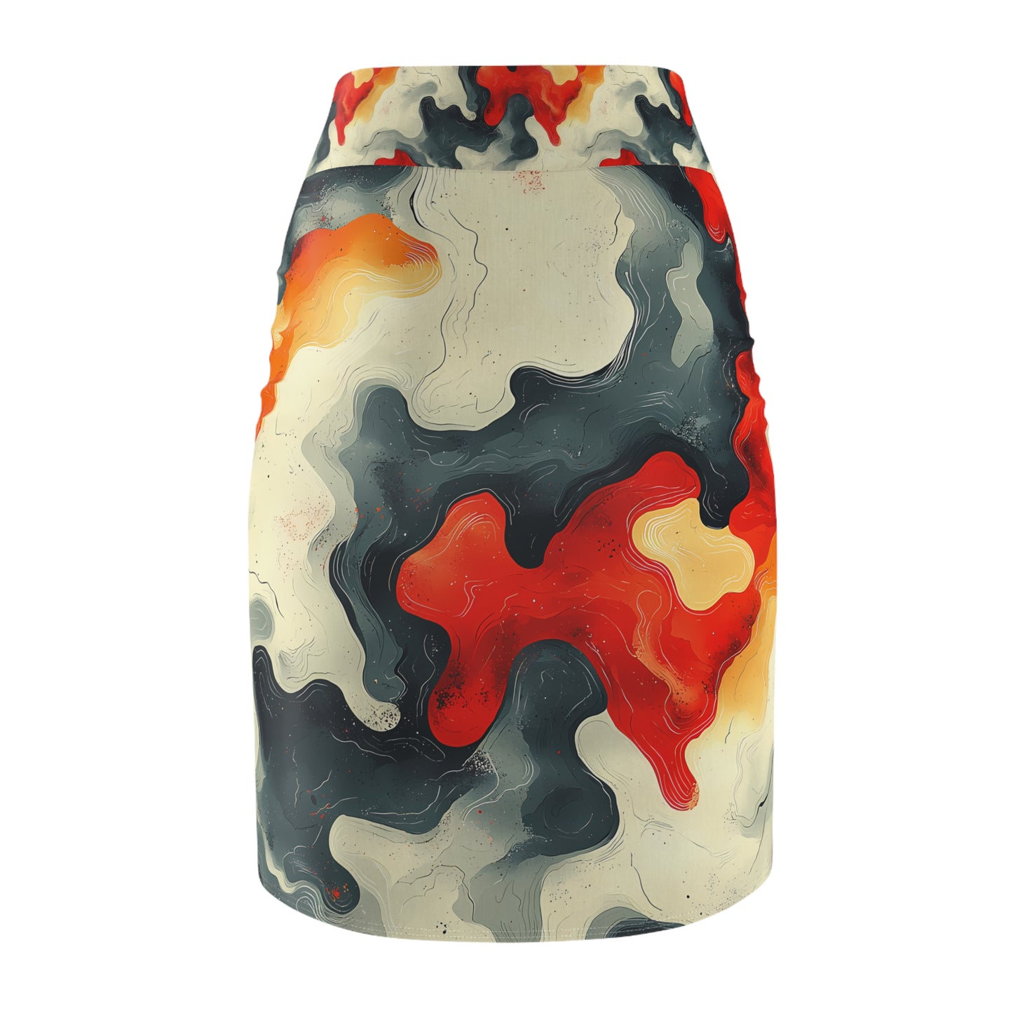 Unique Abstract Pattern | Women's Pencil Skirt (AOP)