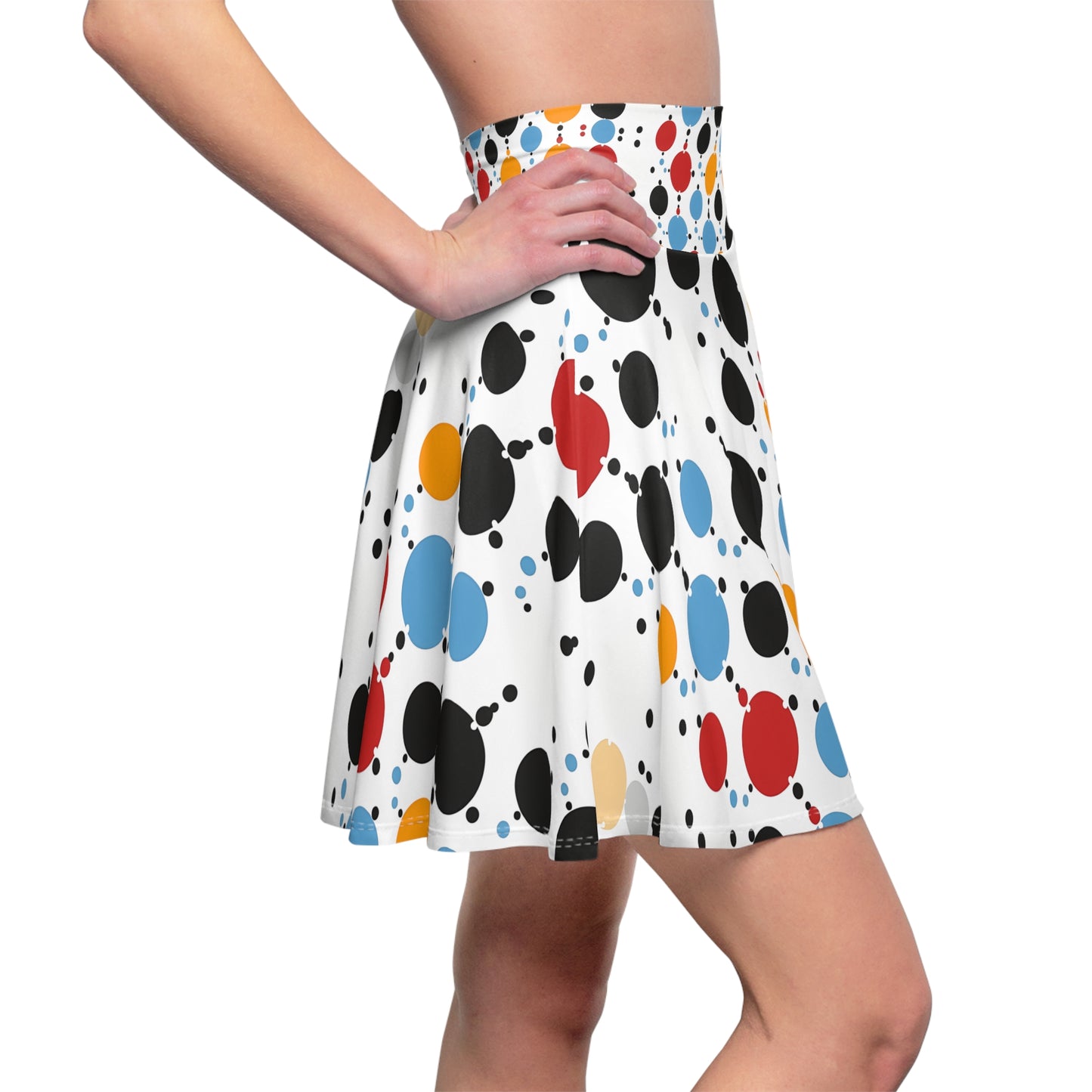 Polka Dots | Women's Skater Skirt (AOP)