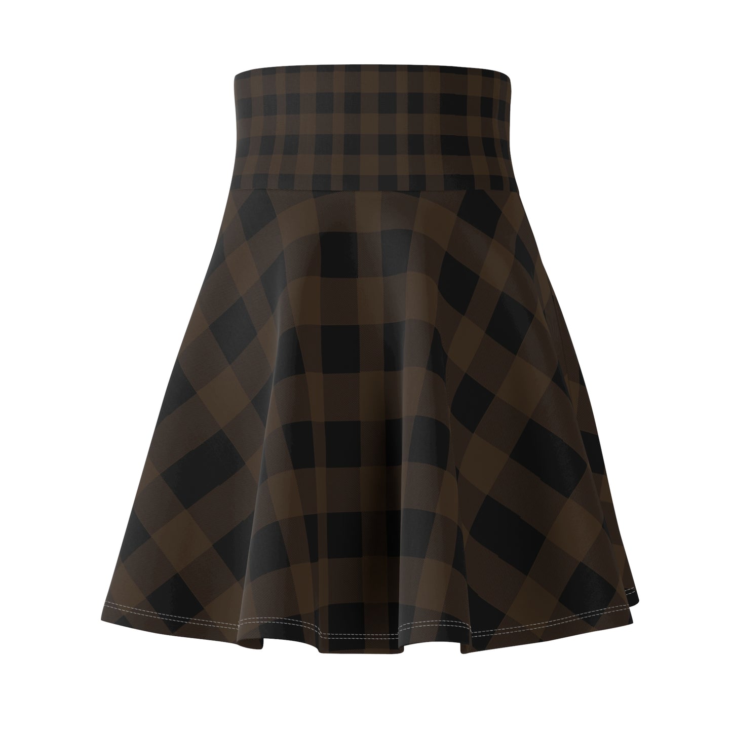 Plaid Print | Women's Skater Skirt (AOP)