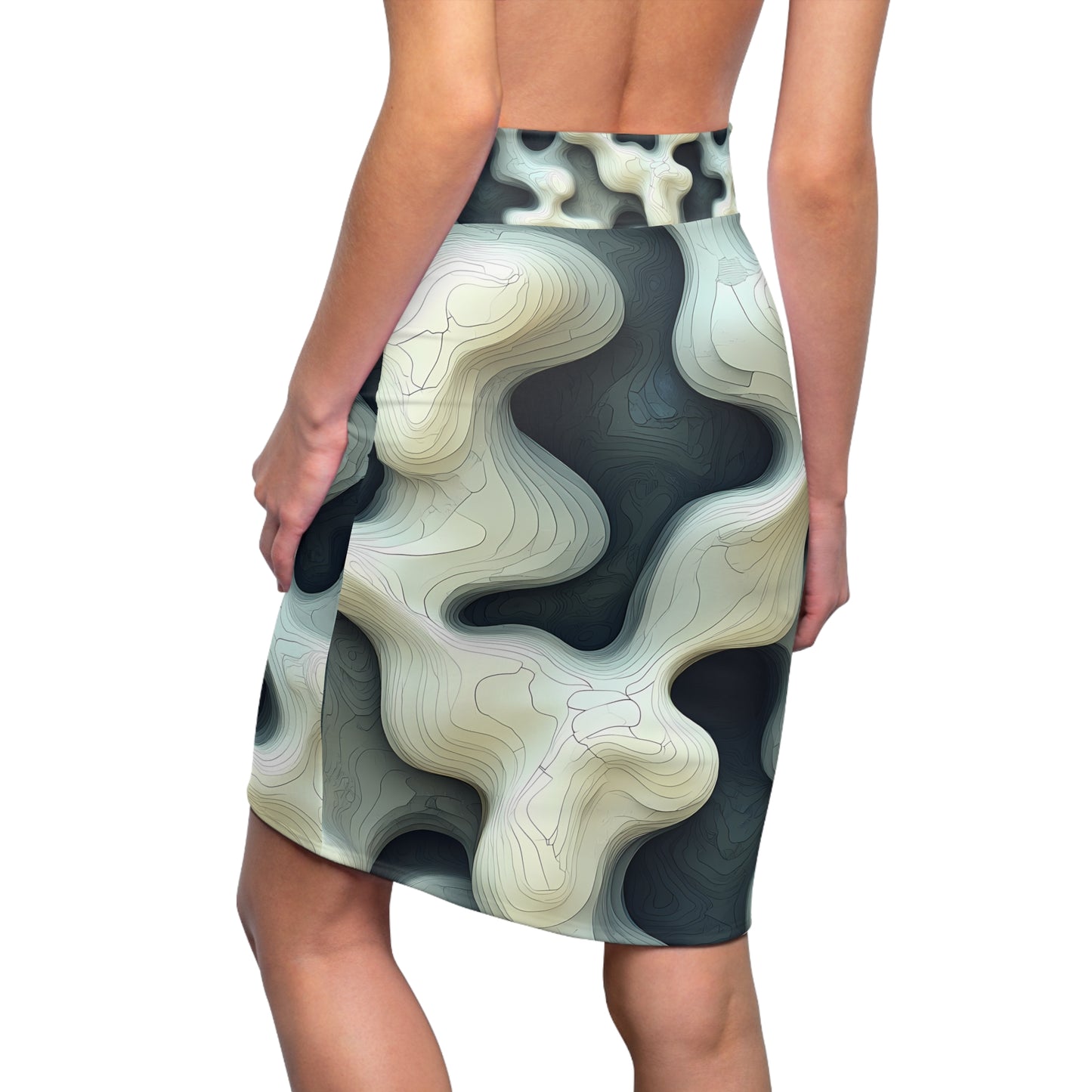 Remarkable Abstract Pattern | Women's Pencil Skirt (AOP)